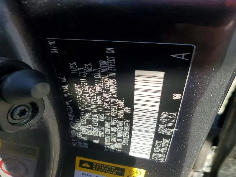 2010 TOYOTA HIGHLANDER BASE  