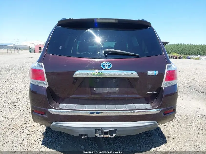 2013 TOYOTA HIGHLANDER HYBRID LIMITED V6