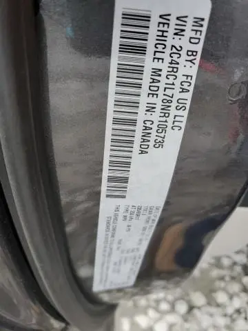 2022 CHRYSLER PACIFICA HYBRID TOURING L  