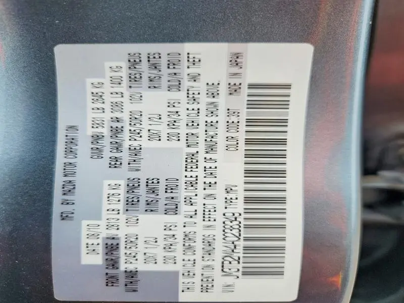 2010 MAZDA CX-9   