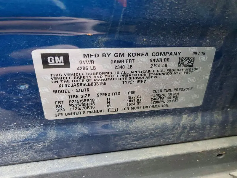 2020 BUICK ENCORE PREFERRED  