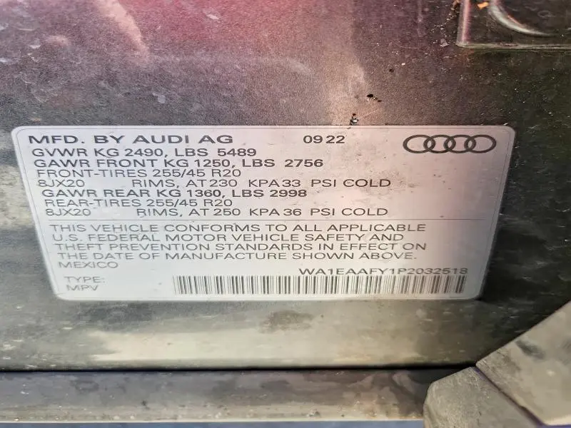 2023 AUDI Q5 PREMIUM PLUS 45  