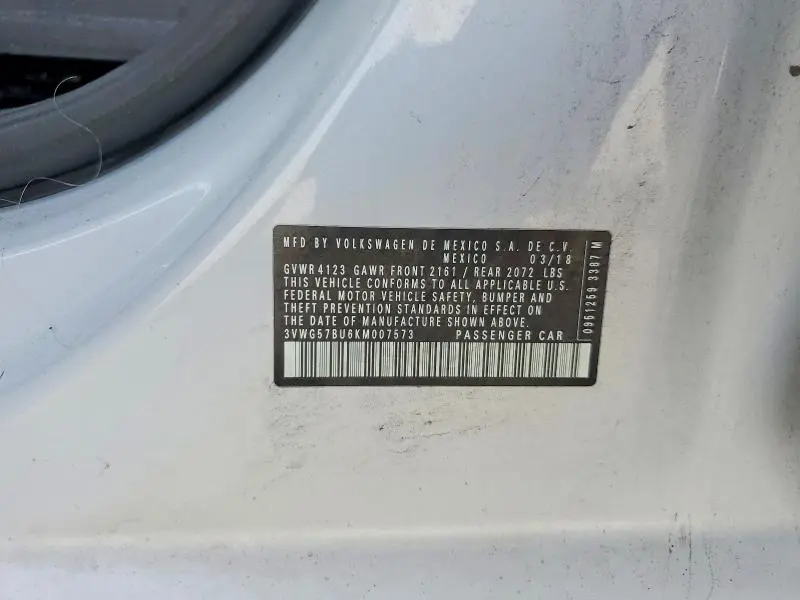 2019 VOLKSWAGEN JETTA SEL PREMIUM  