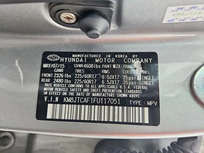 2015 HYUNDAI TUCSON GLS  