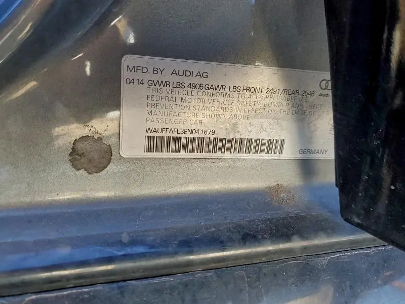 2014 AUDI A4 PREMIUM PLUS  