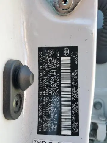 2021 TOYOTA PRIUS PRIME LE  