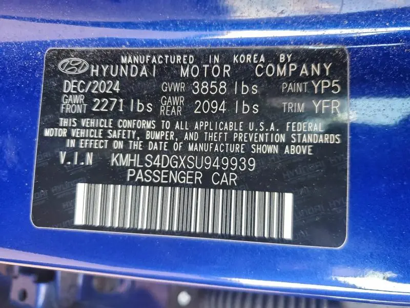 2025 HYUNDAI ELANTRA SEL  