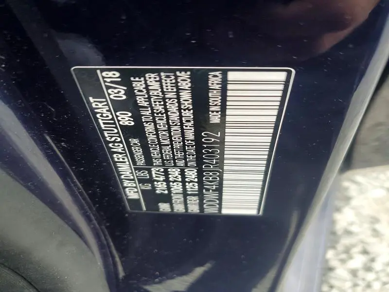 2018 MERCEDES-BENZ C 300 4MATIC  