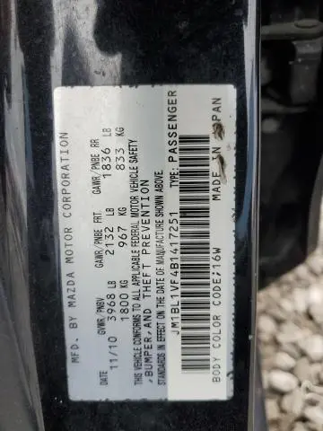 2011 MAZDA 3 I  