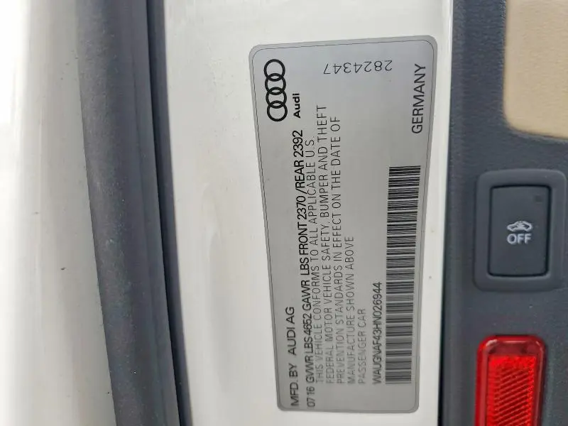 2017 AUDI A4 PREMIUM  