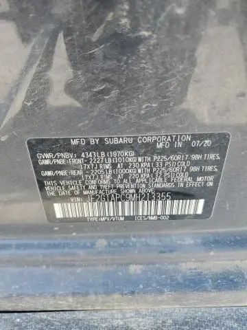 2021 SUBARU CROSSTREK PREMIUM  