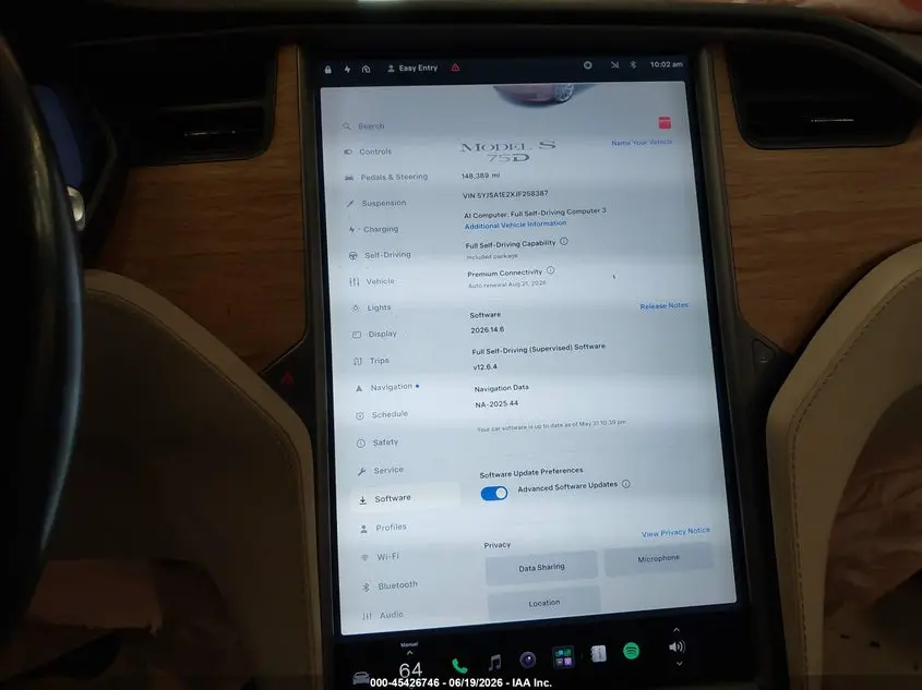 2018 TESLA MODEL S  