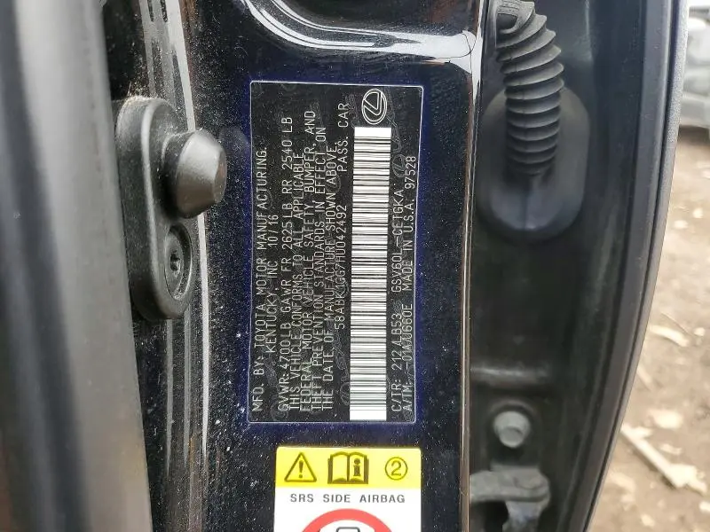 2017 LEXUS ES 350 BASE  