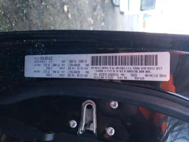 2017 RAM 3500 LARAMIE  