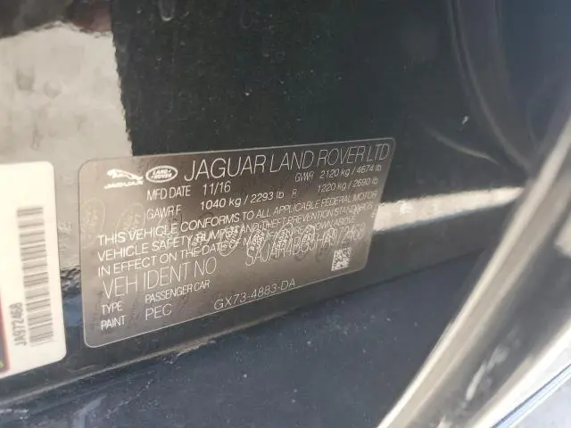2017 JAGUAR XE   
