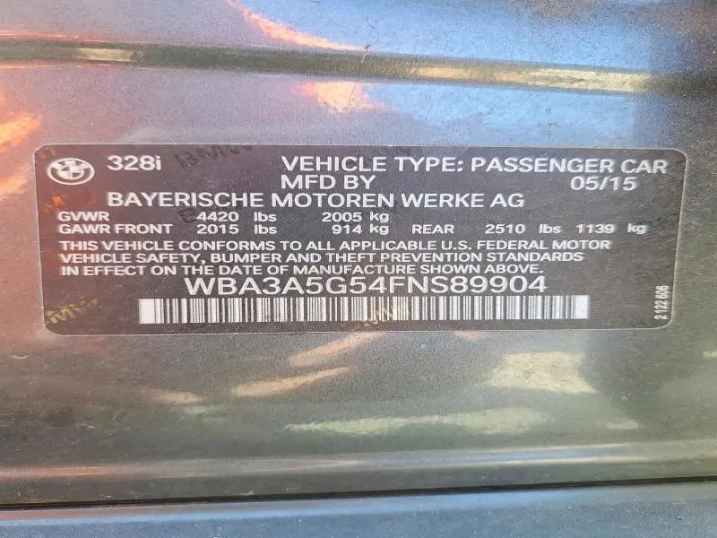 2015 BMW 328 I  