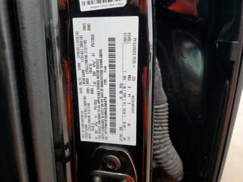 2021 FORD F150 SUPERCREW  