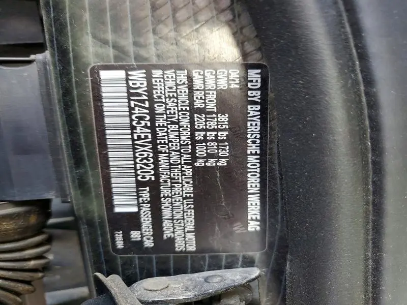 2014 BMW I3 REX  