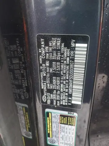 2013 HYUNDAI SANTA FE GLS  