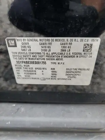 2014 CADILLAC SRX LUXURY COLLECTION  