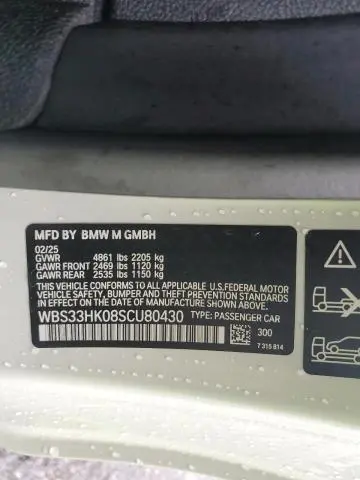 2025 BMW M4 COMPETITION  