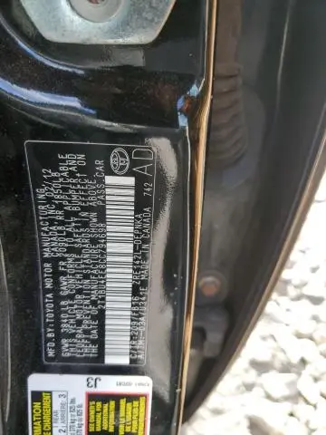 2012 TOYOTA COROLLA BASE  