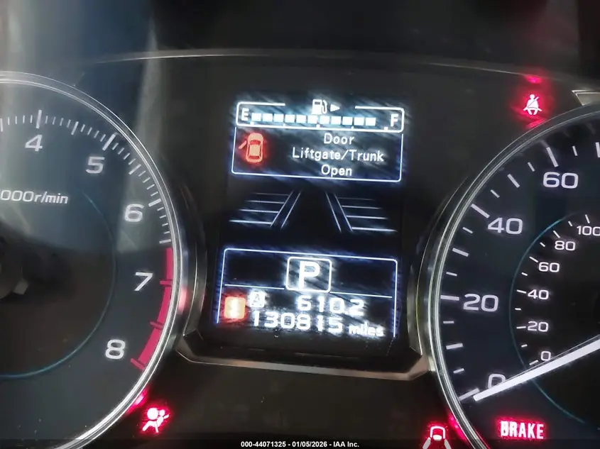 2016 SUBARU CROSSTREK 2.0I LIMITED