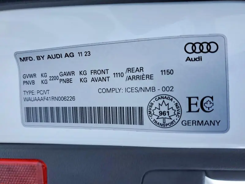 2024 AUDI A4 KOMFORT 45  