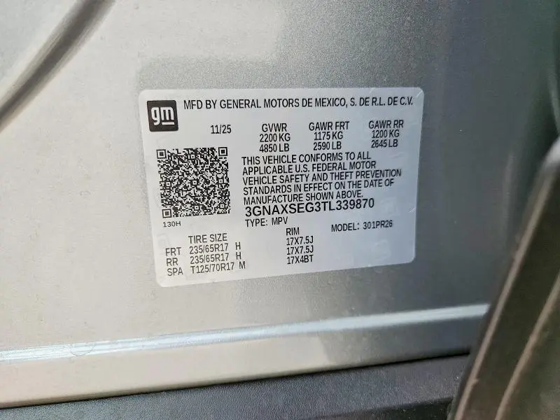 2026 CHEVROLET EQUINOX ACTIV  