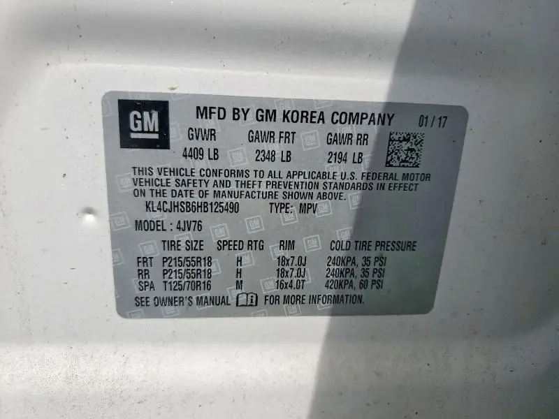 2017 BUICK ENCORE PREMIUM  