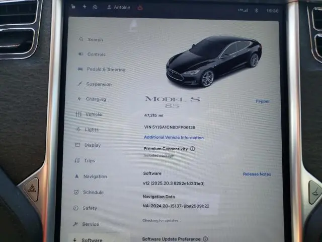 2013 TESLA MODEL S   