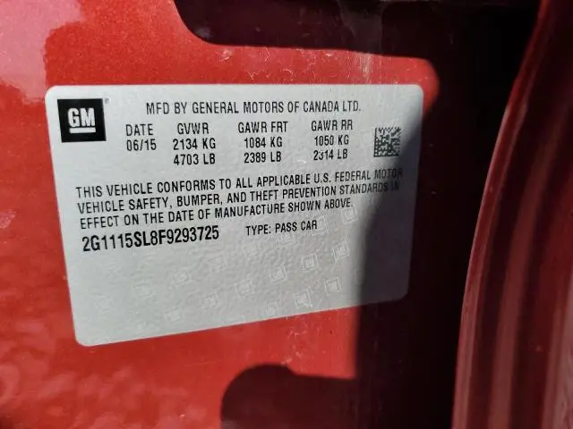 2015 CHEVROLET IMPALA LT  