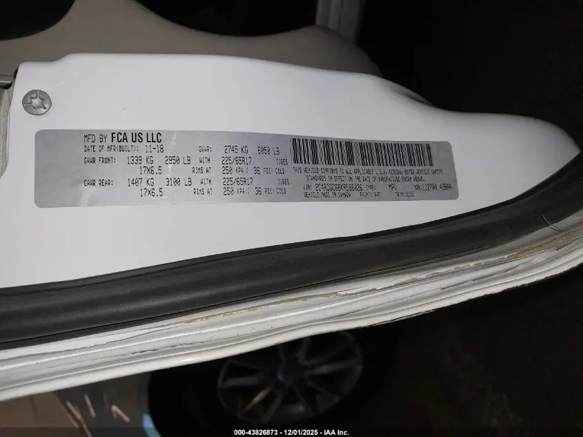 2019 DODGE GRAND CARAVAN SXT