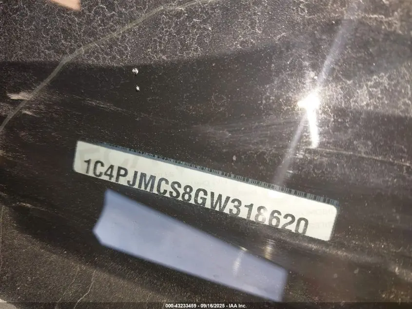 2016 JEEP CHEROKEE LATITUDE