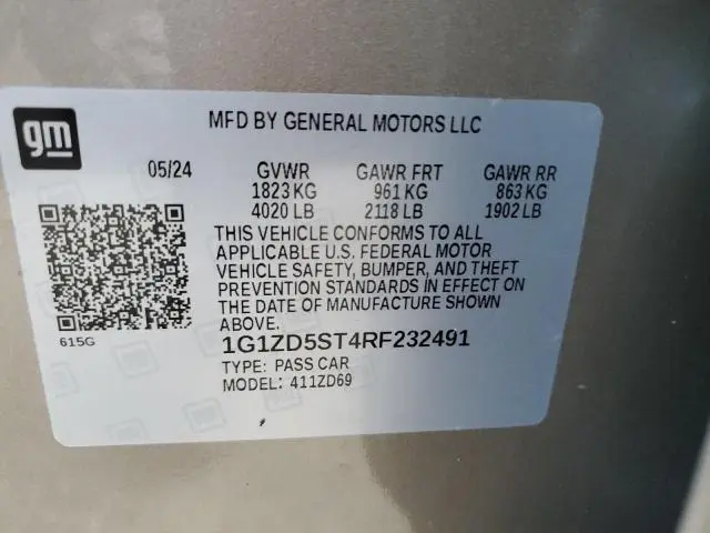 2024 CHEVROLET MALIBU LT  