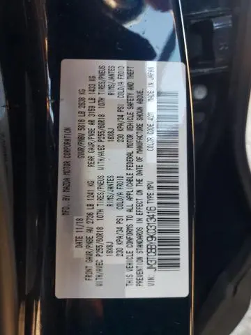 2019 MAZDA CX-9 SPORT  