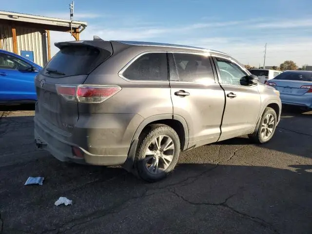 2015 TOYOTA HIGHLANDER XLE  