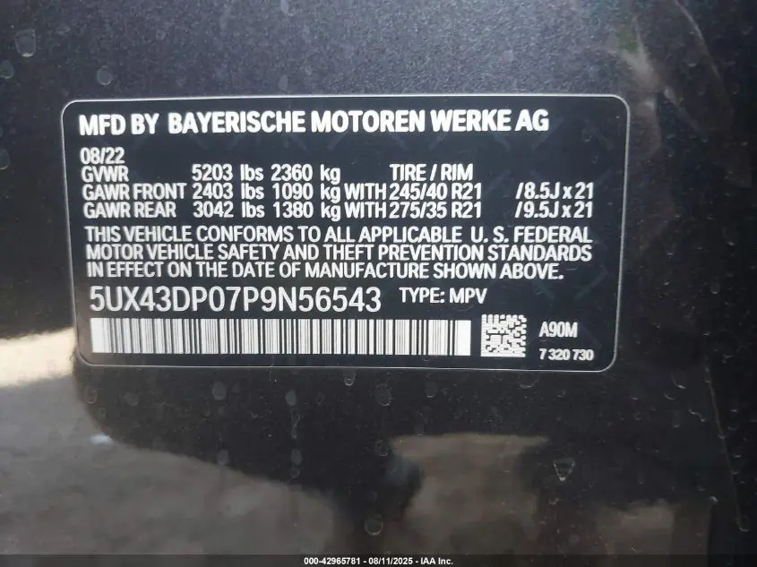 2023 BMW X3 SDRIVE30I