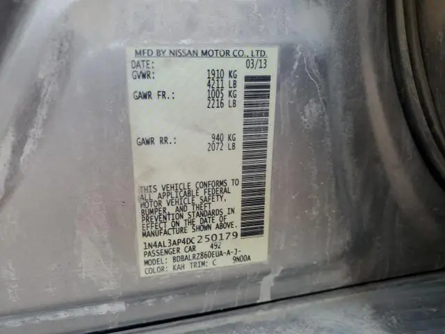 2013 NISSAN ALTIMA 2.5  