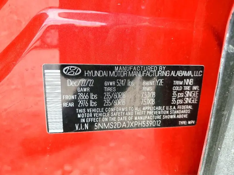 2023 HYUNDAI SANTA FE SEL  