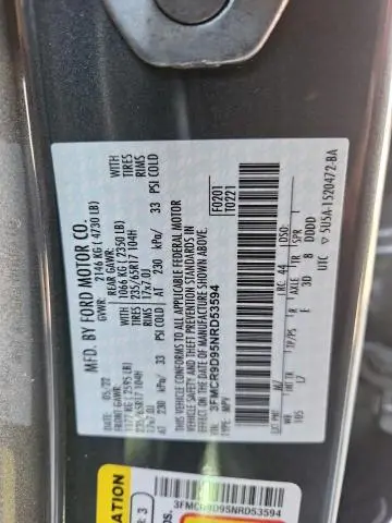 2022 FORD BRONCO SPORT BADLANDS  