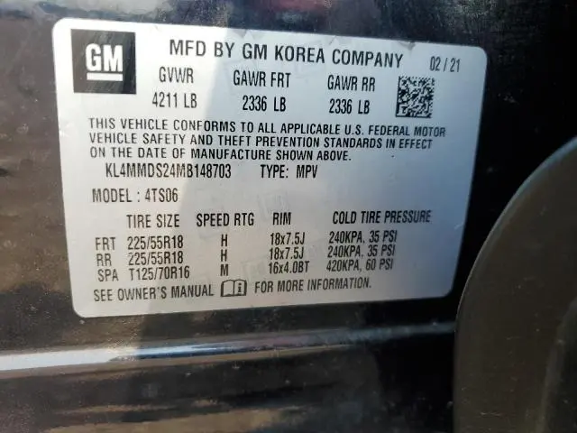 2021 BUICK ENCORE GX SELECT  