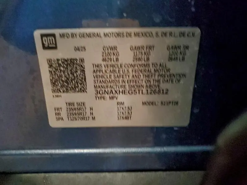 2026 CHEVROLET EQUINOX LT  