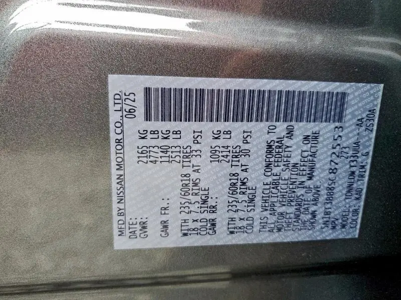 2025 NISSAN ROGUE SV  