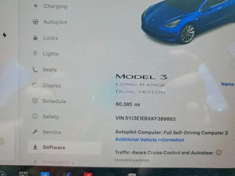 2019 TESLA MODEL 3   