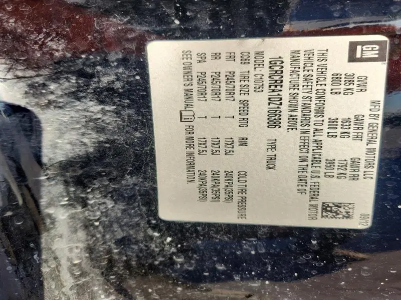 2013 CHEVROLET SILVERADO C1500 LS  