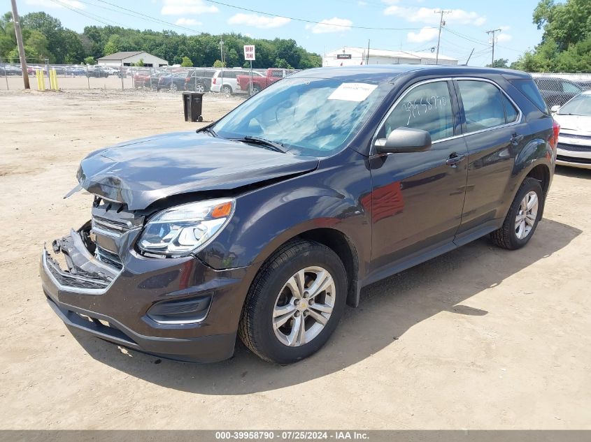 2016 CHEVROLET EQUINOX LS