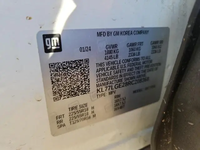 2024 CHEVROLET TRAX 1RS  