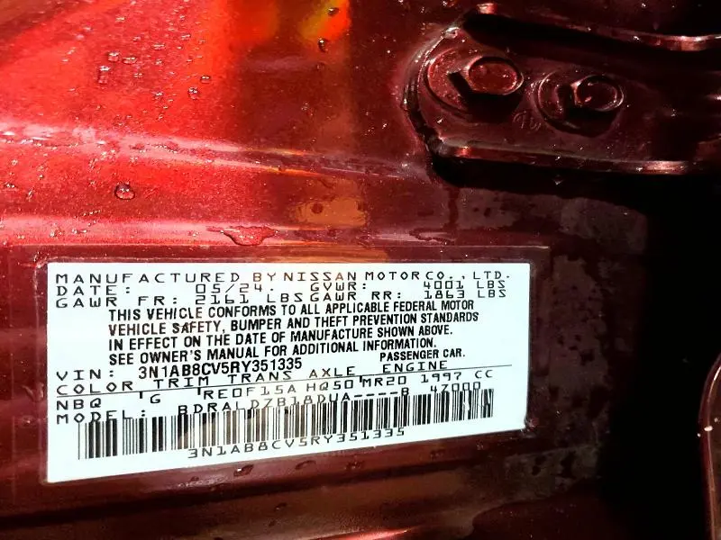 2024 NISSAN SENTRA SV  