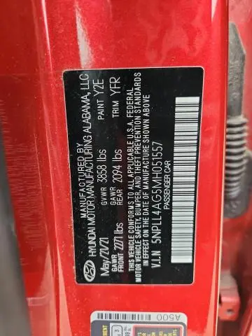 2021 HYUNDAI ELANTRA SE  